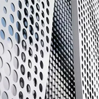 White Perforated Aluminum Sheet