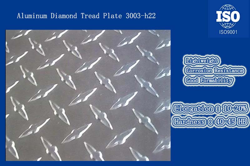 Aluminum Diamond Tread Plate 3003-h22 Properties Aluminum Diamond Tread Plate 3003-h22 Properties
